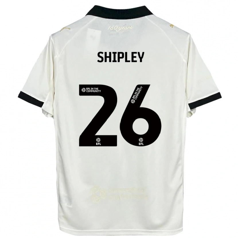 Danxen Dětské Jordan Shipley #26 Špinavě Bílá Černá Domů Hráčské Dresy 2025/26 Dres