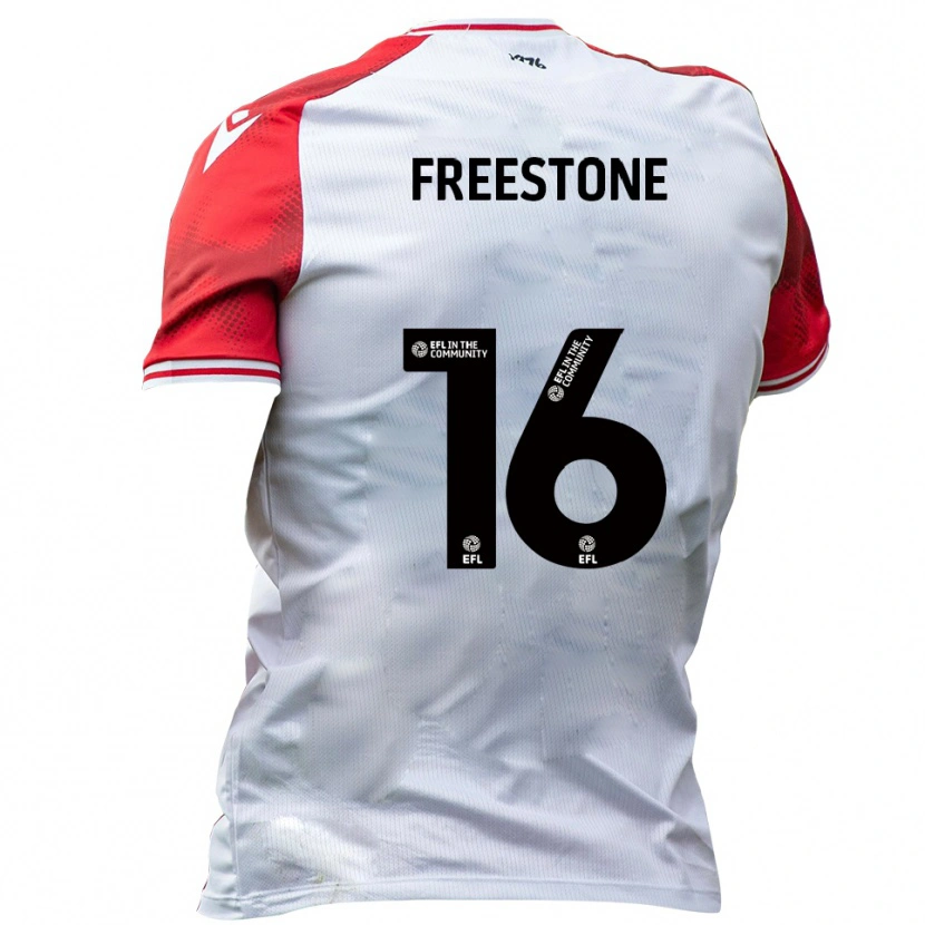 Danxen Dětské Lewis Freestone #16 Bílá Červená Domů Hráčské Dresy 2025/26 Dres