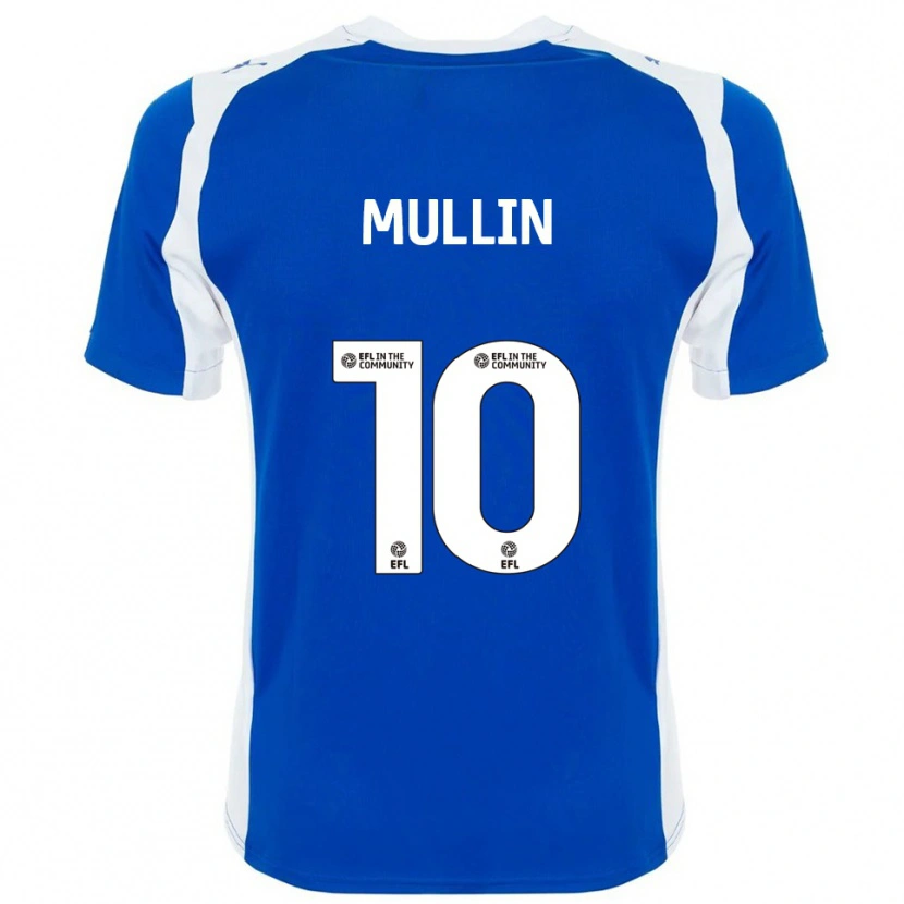 Danxen Dětské Paul Mullin #10 Modrá Bílá Domů Hráčské Dresy 2025/26 Dres