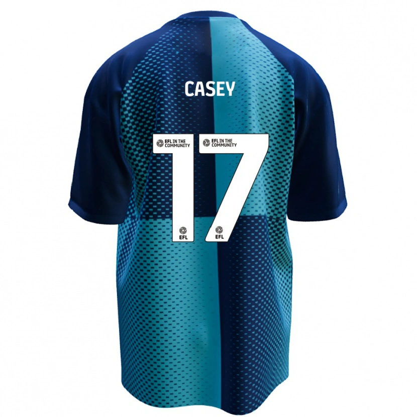 Danxen Dětské Dan Casey #17 Modrá Nebesky Modrá Domů Hráčské Dresy 2025/26 Dres
