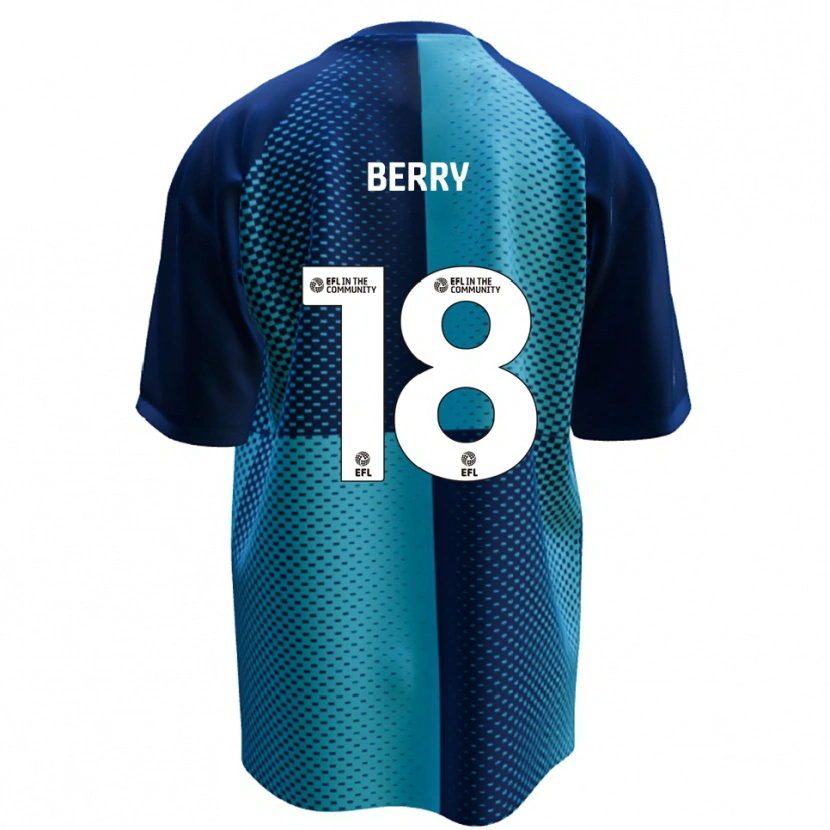 Danxen Dětské James Berry #18 Modrá Nebesky Modrá Domů Hráčské Dresy 2025/26 Dres