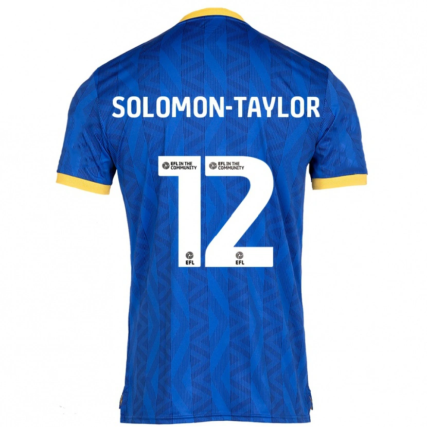 Danxen Dětské Kau'inohea Solomon-Taylor #12 Námořnická Žlutá Domů Hráčské Dresy 2025/26 Dres