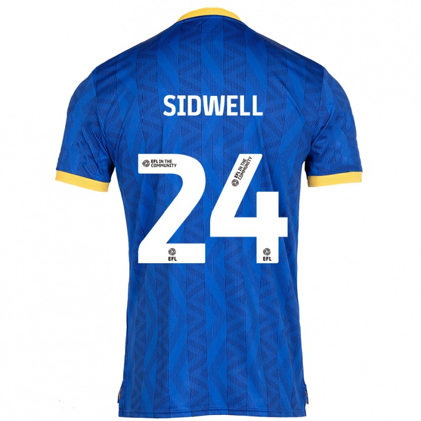 Danxen Dětské Harry Sidwell #24 Námořnická Žlutá Domů Hráčské Dresy 2025/26 Dres