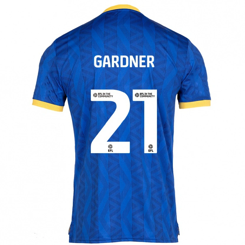 Danxen Dětské Remmi Gardner #21 Námořnická Žlutá Domů Hráčské Dresy 2025/26 Dres