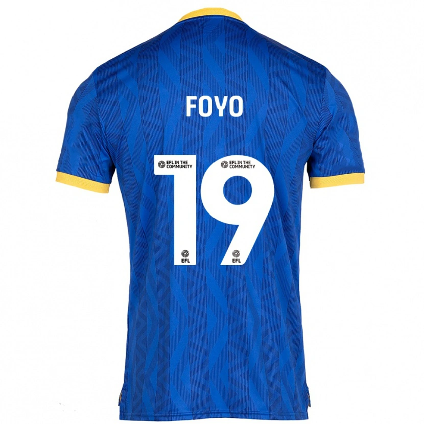 Danxen Dětské Osman Foyo #19 Námořnická Žlutá Domů Hráčské Dresy 2025/26 Dres