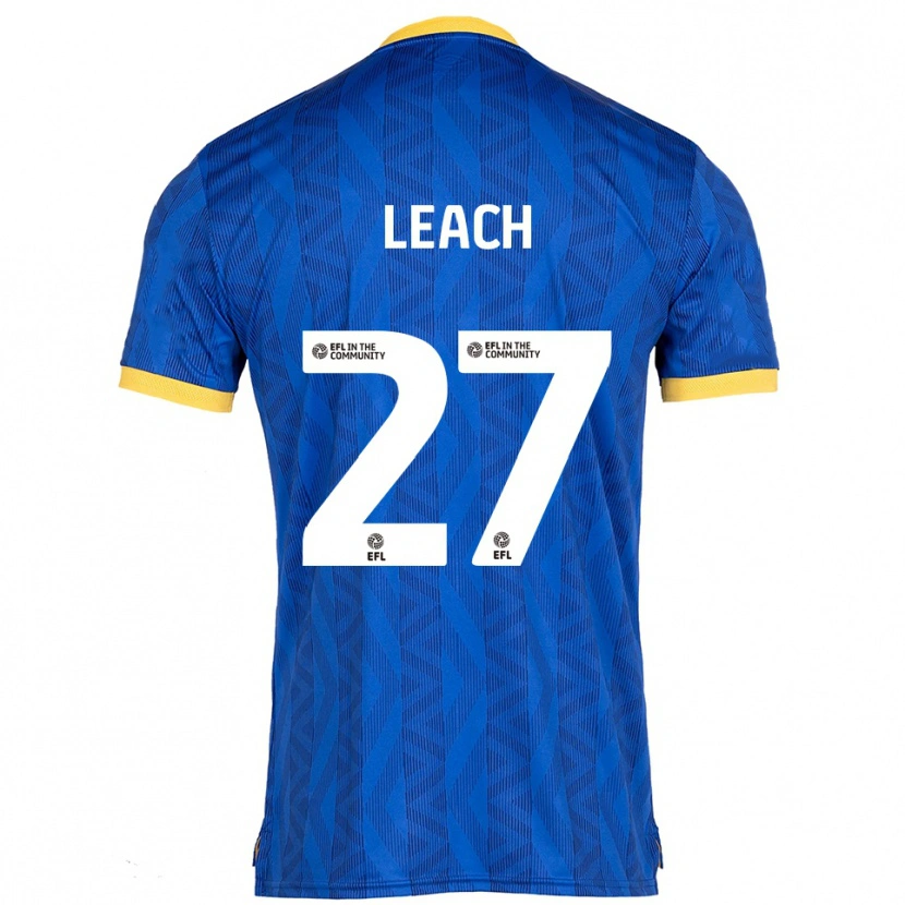Danxen Dětské Ed Leach #27 Námořnická Žlutá Domů Hráčské Dresy 2025/26 Dres