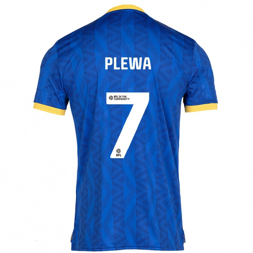 Danxen Dětské Emma Plewa #7 Námořnická Žlutá Domů Hráčské Dresy 2025/26 Dres