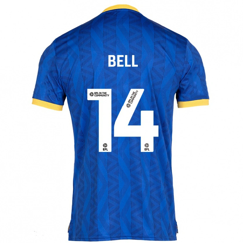 Danxen Dětské Leanne Bell #14 Námořnická Žlutá Domů Hráčské Dresy 2025/26 Dres
