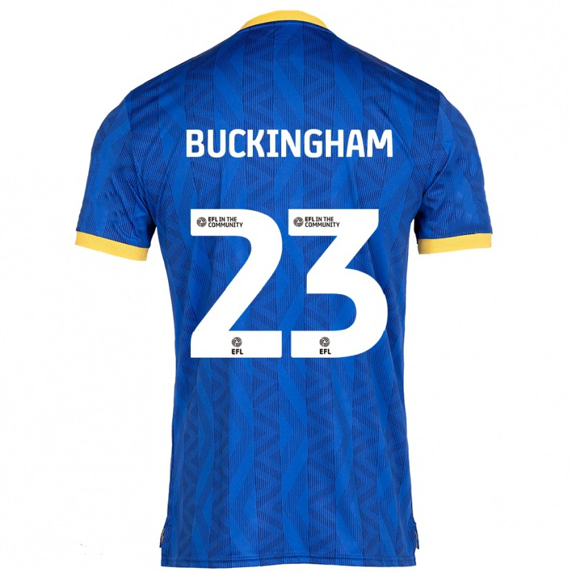 Danxen Dětské Kaylee Buckingham #23 Námořnická Žlutá Domů Hráčské Dresy 2025/26 Dres