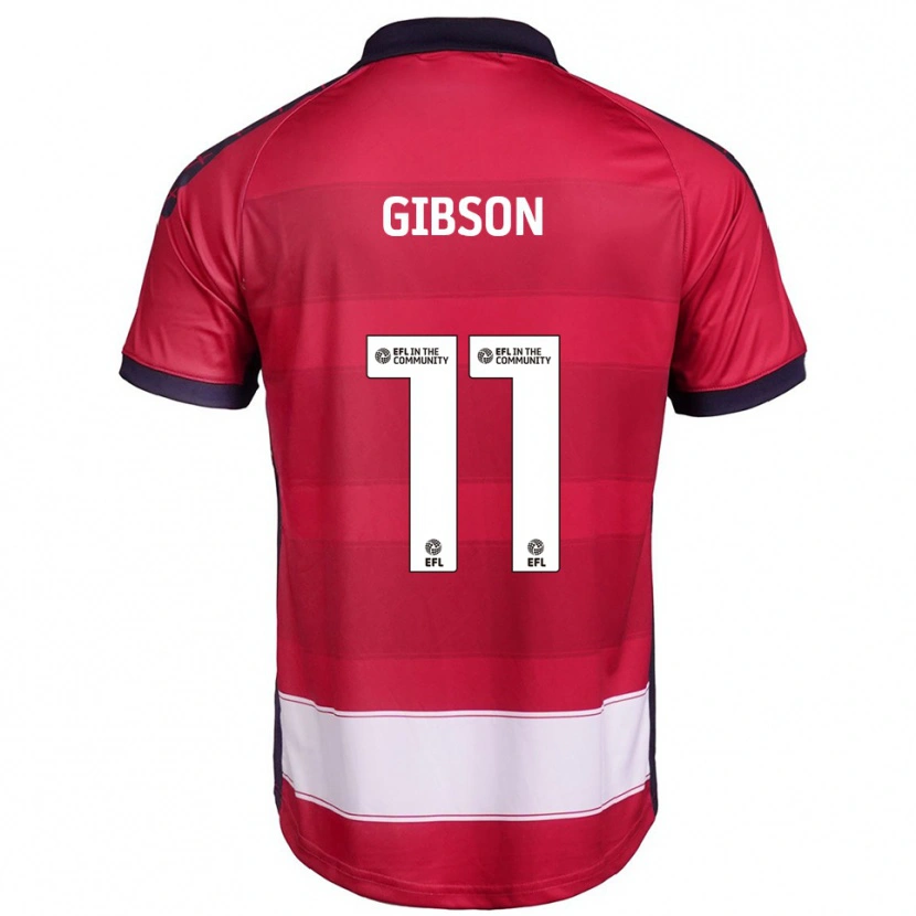 Danxen Dětské Jordan Gibson #11 Červená Bílá Domů Hráčské Dresy 2025/26 Dres