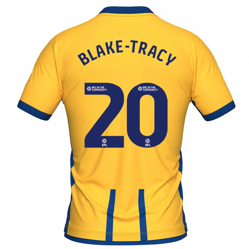 Danxen Dětské Frazer Blake-Tracy #20 Žlutá Modrá Domů Hráčské Dresy 2025/26 Dres