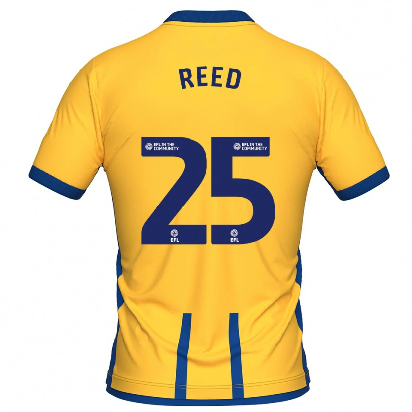 Danxen Dětské Louis Reed #25 Žlutá Modrá Domů Hráčské Dresy 2025/26 Dres