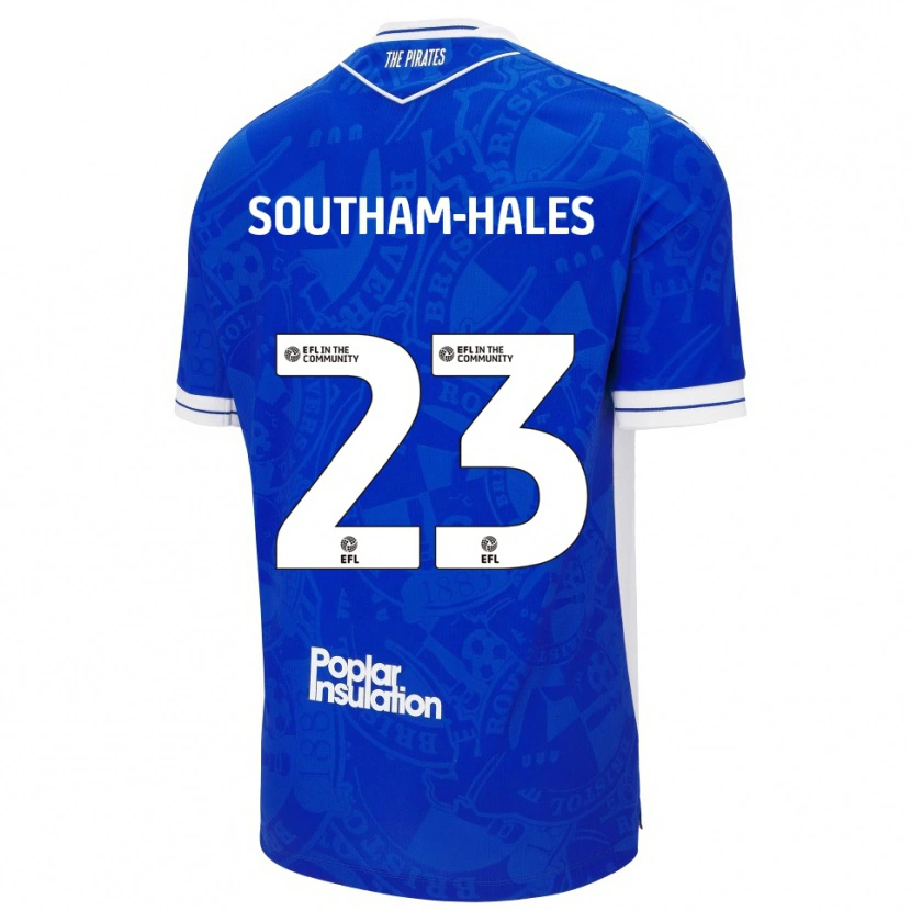 Danxen Dětské Macauley Southam-Hales #23 Modrá Bílá Domů Hráčské Dresy 2025/26 Dres