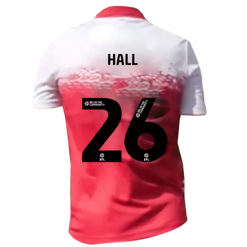 Danxen Dětské Charlie Hall #26 Červená Bílá Domů Hráčské Dresy 2025/26 Dres