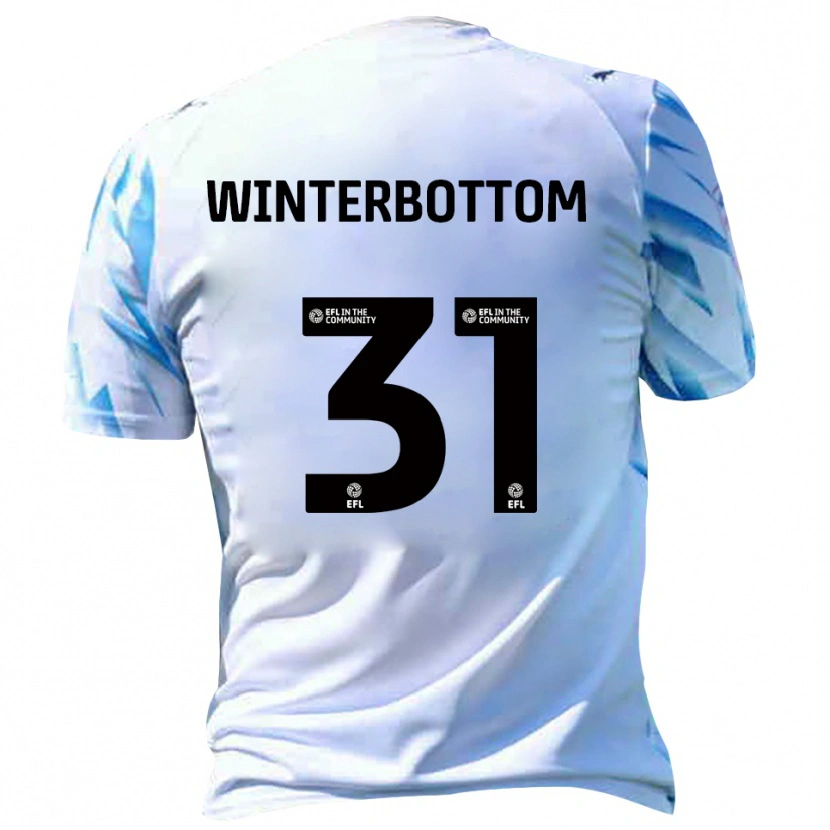 Danxen Dětské Ben Winterbottom #31 Bílá Nebesky Modrá Domů Hráčské Dresy 2025/26 Dres