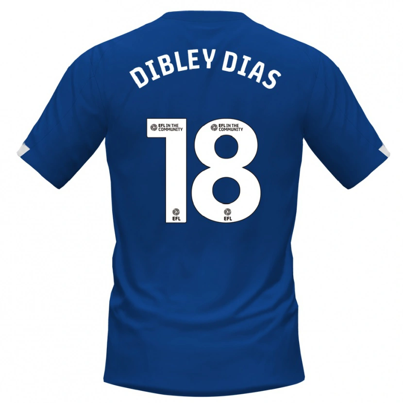Danxen Dětské Matt Dibley-Dias #18 Modrá Bílá Domů Hráčské Dresy 2025/26 Dres
