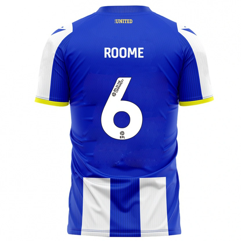 Danxen Dětské Tahlia Roome #6 Modrá Bílá Domů Hráčské Dresy 2025/26 Dres