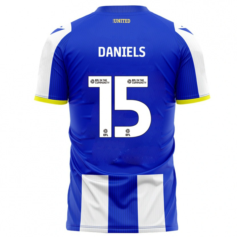 Danxen Dětské Learna Daniels #15 Modrá Bílá Domů Hráčské Dresy 2025/26 Dres