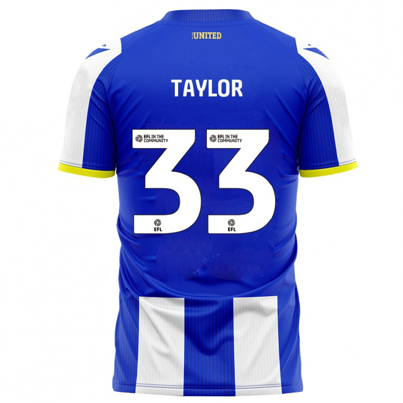 Danxen Dětské Lyle Taylor #33 Modrá Bílá Domů Hráčské Dresy 2025/26 Dres