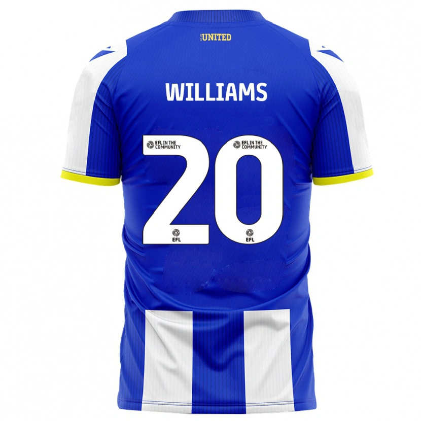 Danxen Dětské Billie-Jo Williams #20 Modrá Bílá Domů Hráčské Dresy 2025/26 Dres