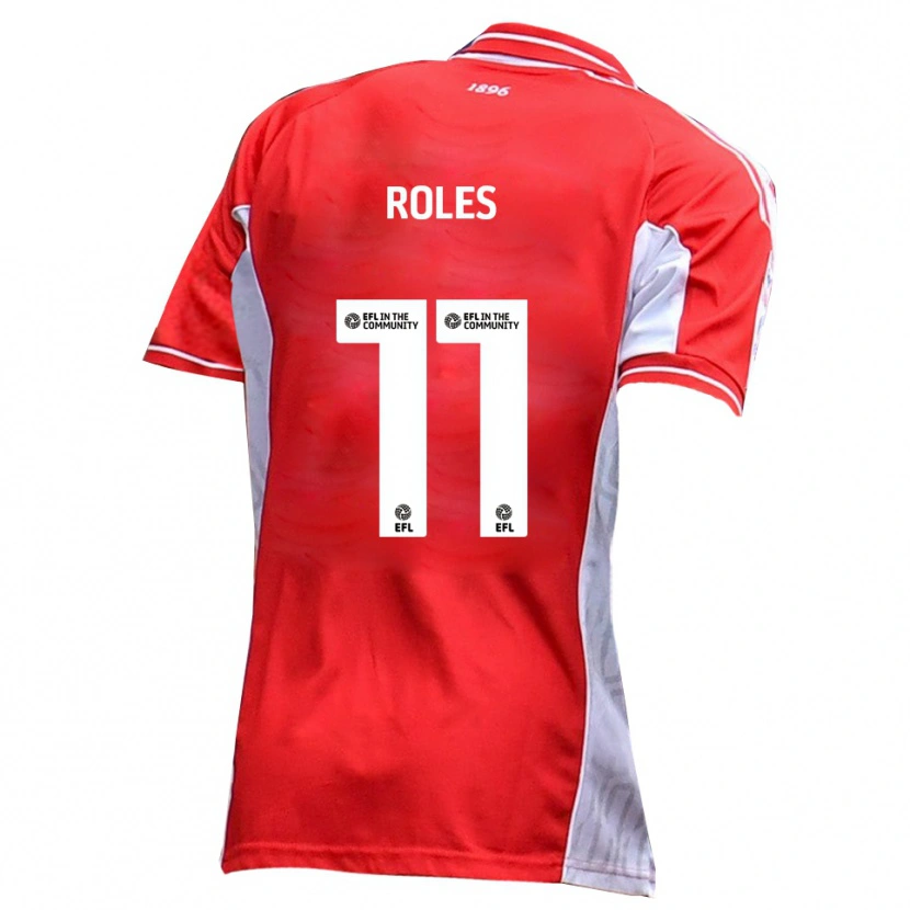 Danxen Dětské Jack Roles #11 Červená Bílá Domů Hráčské Dresy 2025/26 Dres