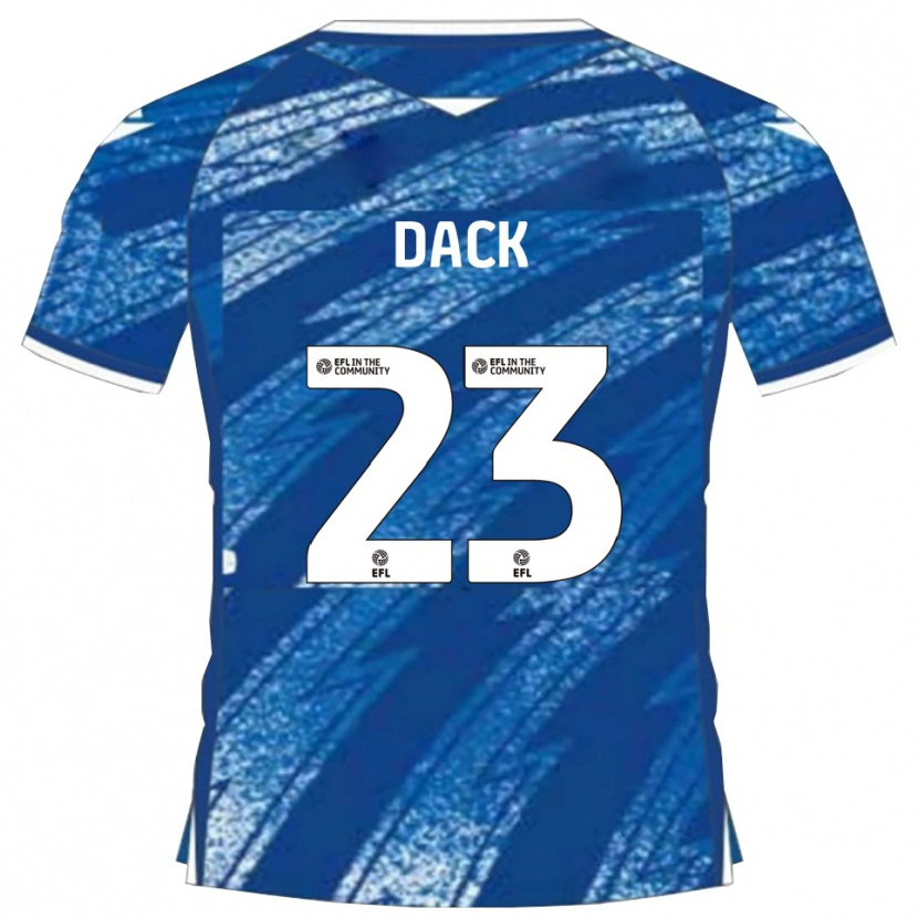 Danxen Dětské Bradley Dack #23 Modrá Bílá Domů Hráčské Dresy 2025/26 Dres