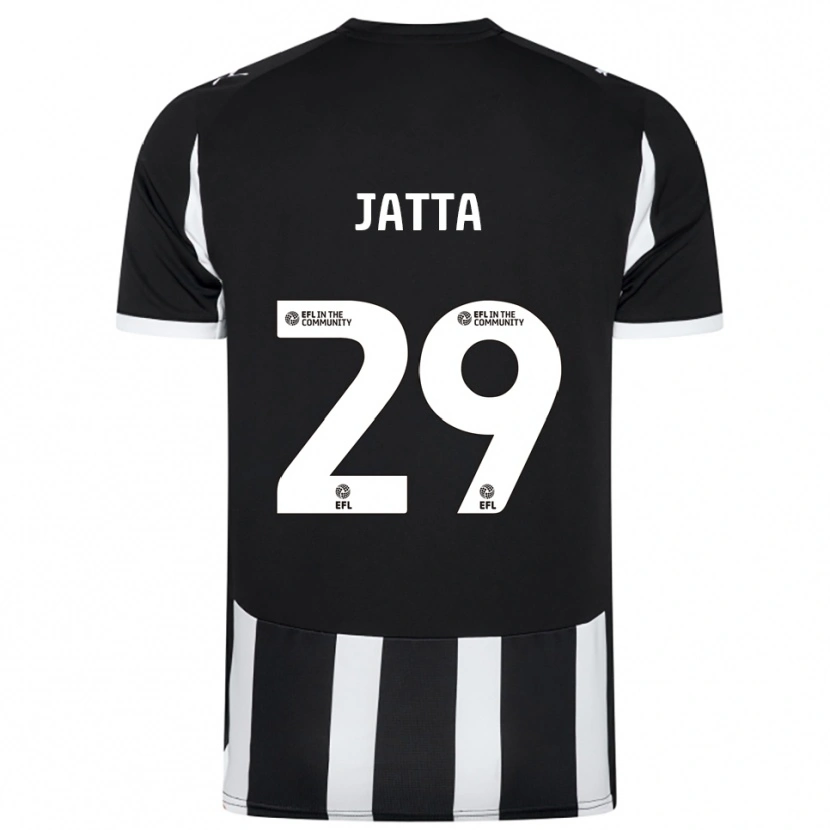 Danxen Dětské Alassana Jatta #29 Černá Bílá Domů Hráčské Dresy 2025/26 Dres