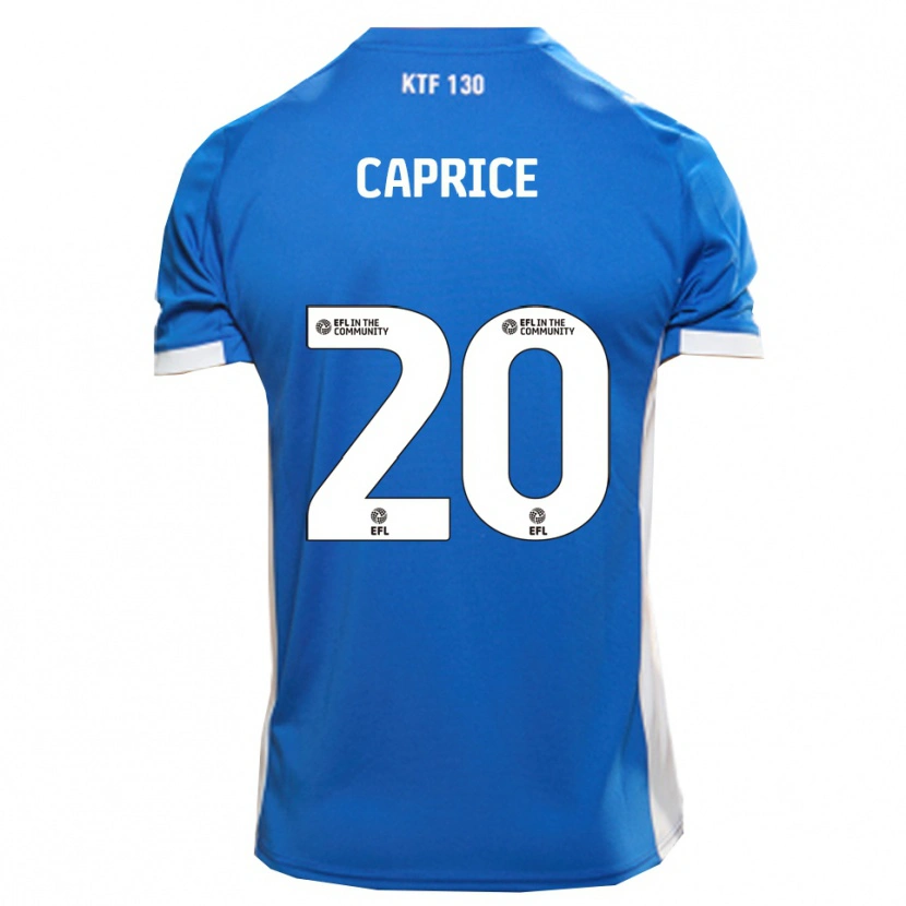 Danxen Dětské Jake Caprice #20 Modrá Bílá Domů Hráčské Dresy 2025/26 Dres
