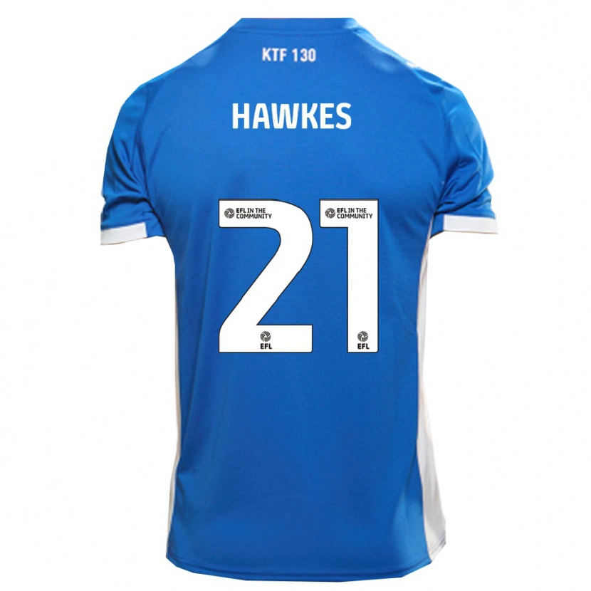 Danxen Dětské Josh Hawkes #21 Modrá Bílá Domů Hráčské Dresy 2025/26 Dres