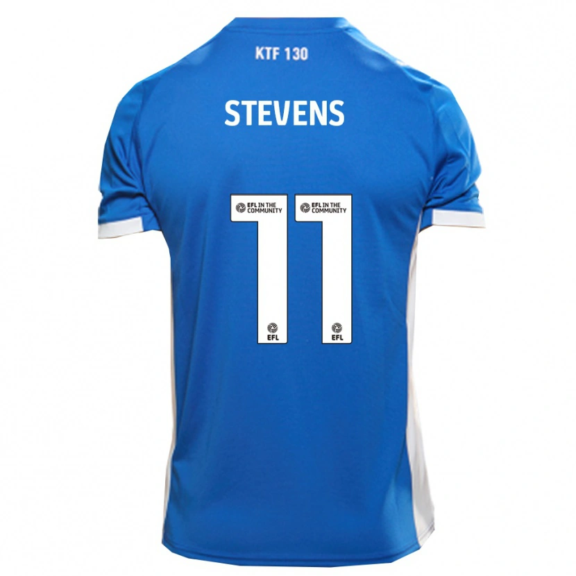 Danxen Dětské Jack Stevens #11 Modrá Bílá Domů Hráčské Dresy 2025/26 Dres