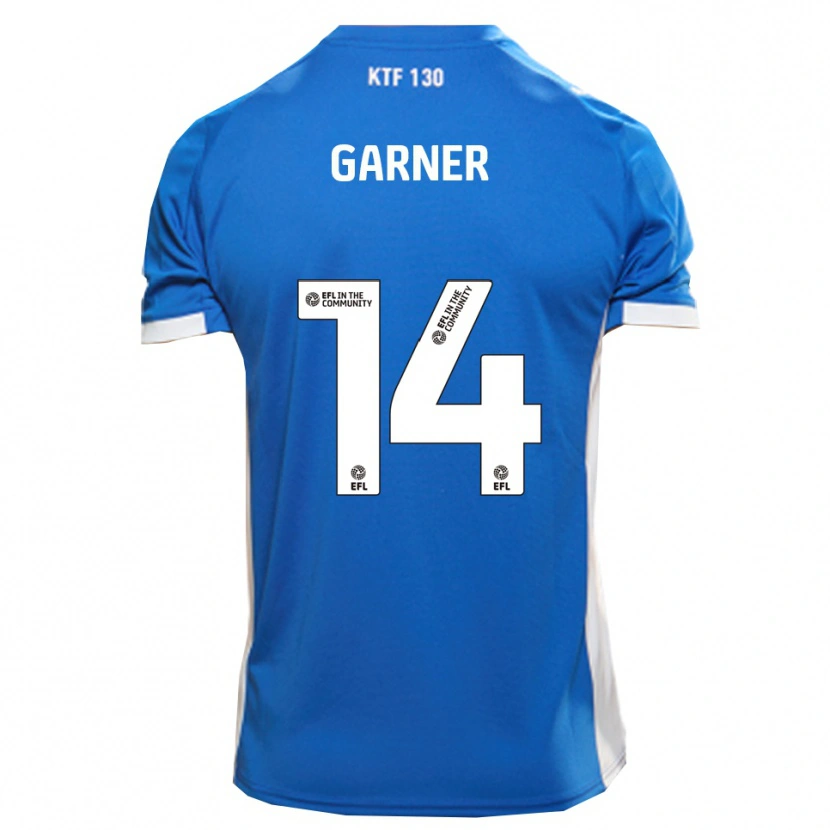 Danxen Dětské Joe Garner #14 Modrá Bílá Domů Hráčské Dresy 2025/26 Dres