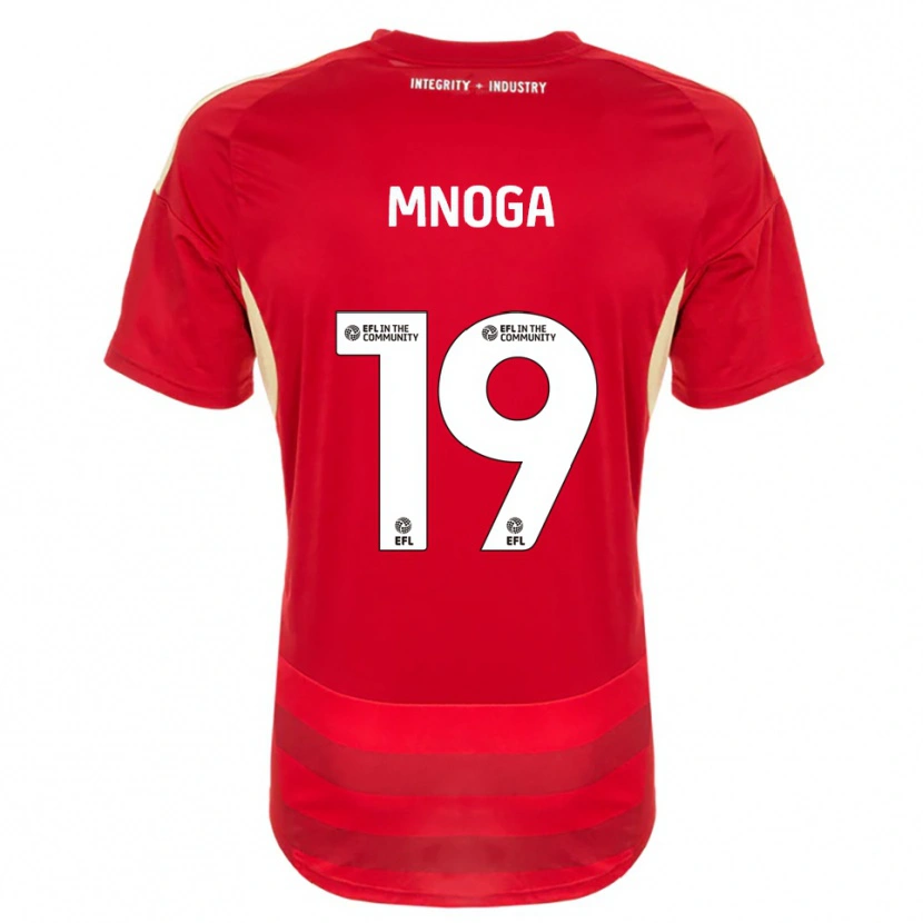Danxen Dětské Haji Mnoga #19 Červená Bílá Domů Hráčské Dresy 2025/26 Dres