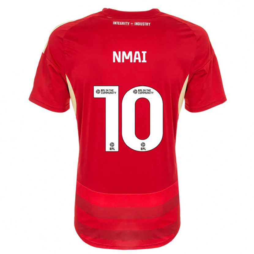 Danxen Dětské Kelly Nmai #10 Červená Bílá Domů Hráčské Dresy 2025/26 Dres