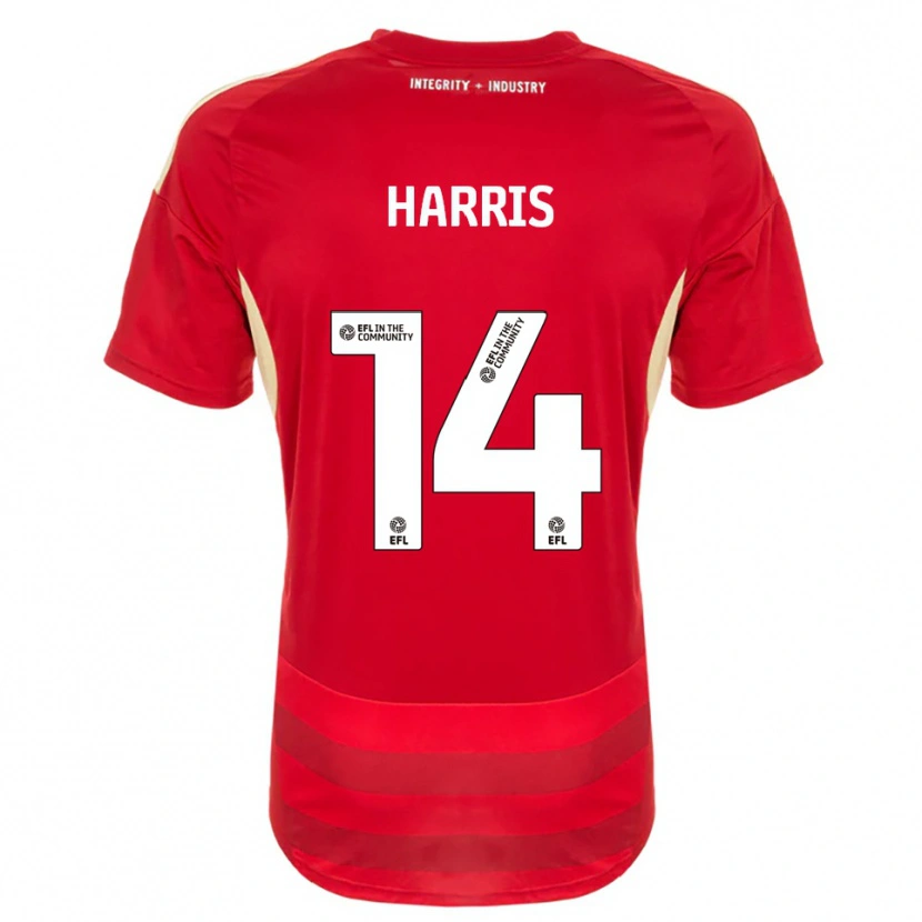 Danxen Dětské Kadeem Harris #14 Červená Bílá Domů Hráčské Dresy 2025/26 Dres