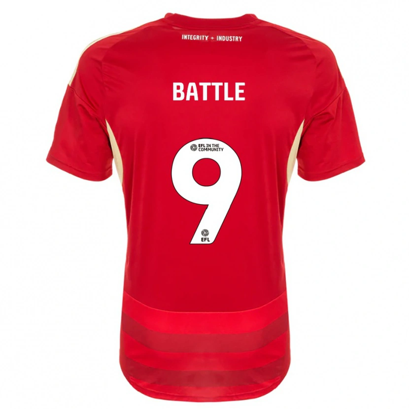 Danxen Dětské Jess Battle #9 Červená Bílá Domů Hráčské Dresy 2025/26 Dres