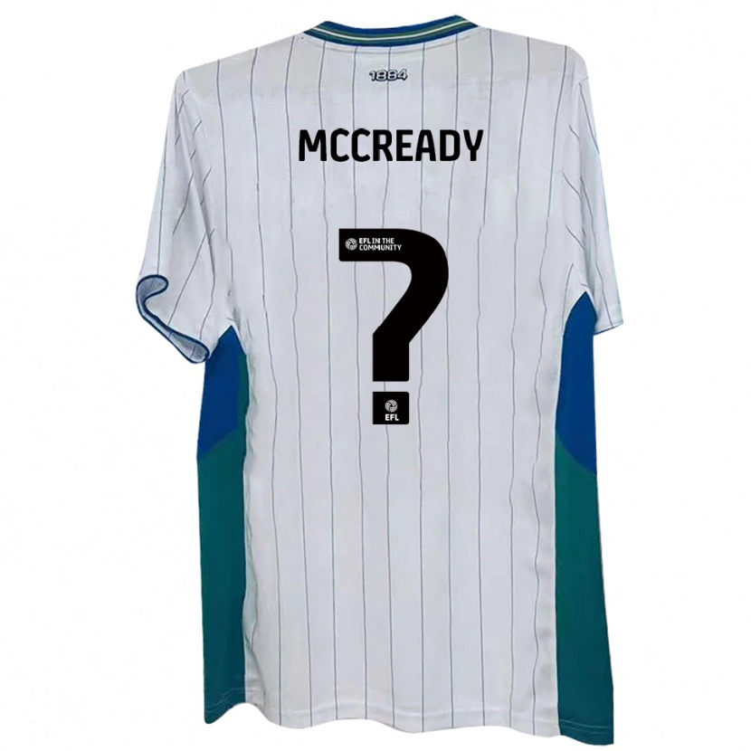 Danxen Dětské Anya Mccready #0 Bílá Zelená Modrá Domů Hráčské Dresy 2025/26 Dres