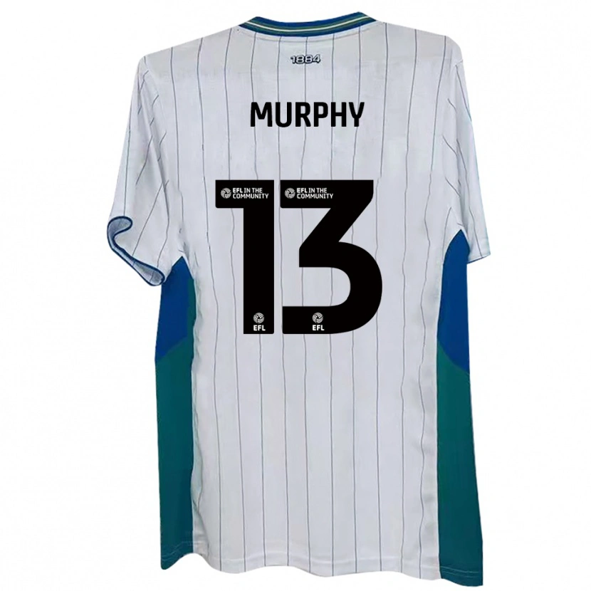 Danxen Dětské Joe Murphy #13 Bílá Zelená Modrá Domů Hráčské Dresy 2025/26 Dres