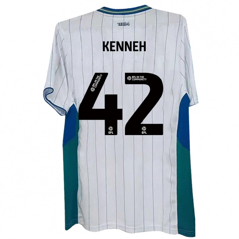 Danxen Dětské Nohan Kenneh #42 Bílá Zelená Modrá Domů Hráčské Dresy 2025/26 Dres