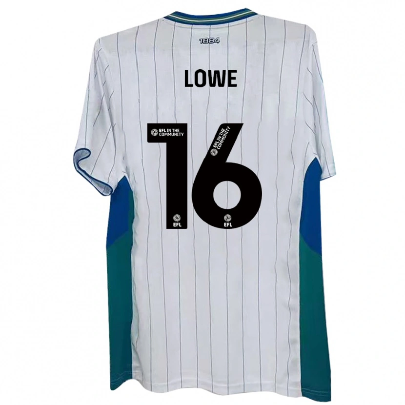 Danxen Dětské Jason Lowe #16 Bílá Zelená Modrá Domů Hráčské Dresy 2025/26 Dres