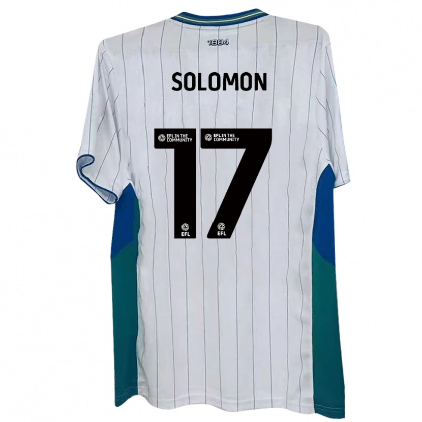 Danxen Dětské Sol Solomon #17 Bílá Zelená Modrá Domů Hráčské Dresy 2025/26 Dres