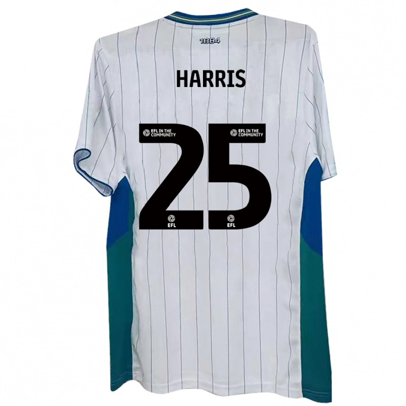 Danxen Dětské Taylan Harris #25 Bílá Zelená Modrá Domů Hráčské Dresy 2025/26 Dres