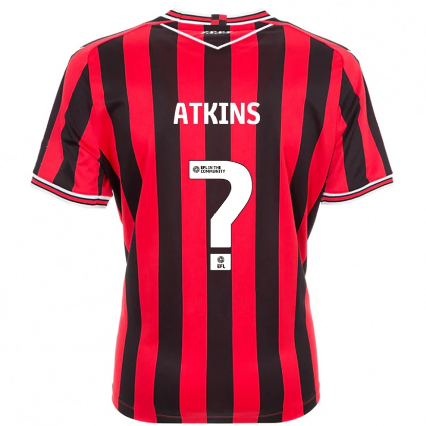 Danxen Dětské Shian Atkins #0 Červená Černá Domů Hráčské Dresy 2025/26 Dres