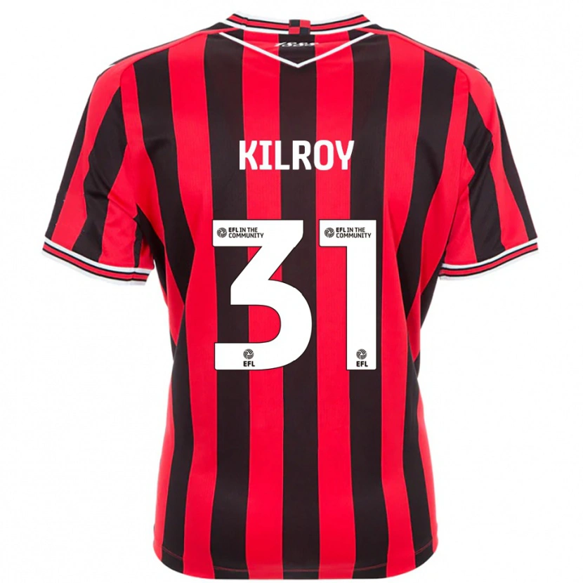 Danxen Dětské Jenson Kilroy #31 Červená Černá Domů Hráčské Dresy 2025/26 Dres