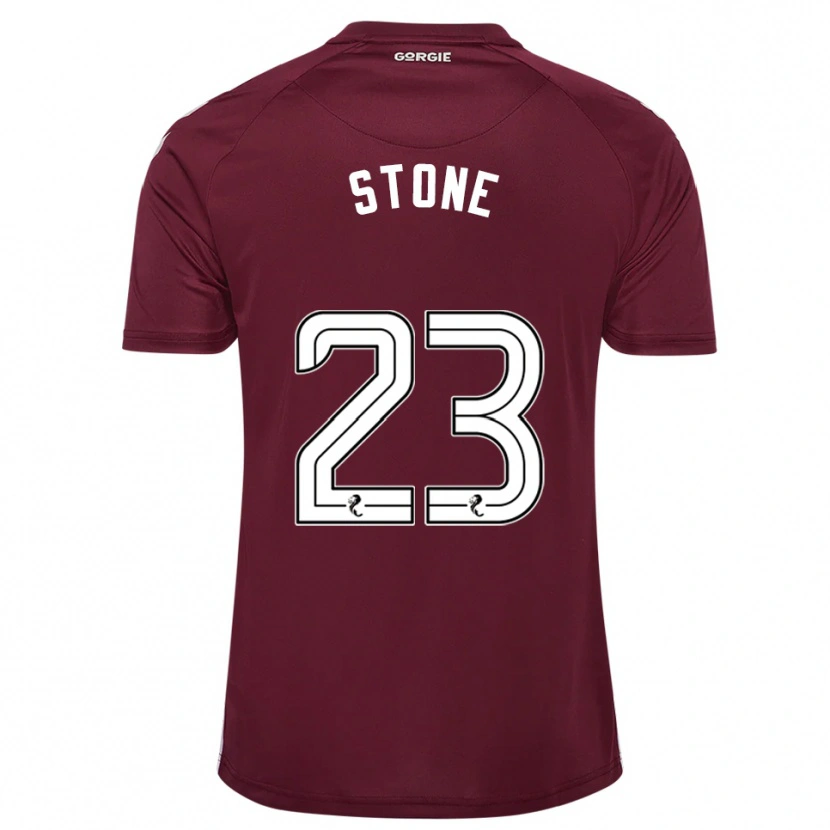 Danxen Dětské Harry Stone #23 Vínová Bílá Domů Hráčské Dresy 2025/26 Dres