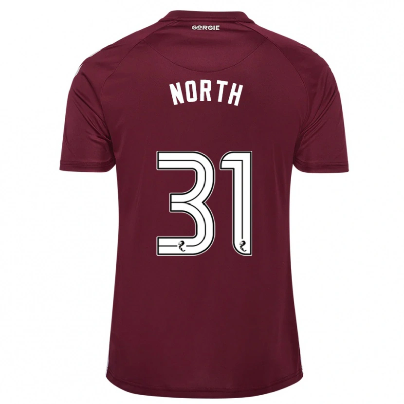Danxen Dětské Tommy North #31 Vínová Bílá Domů Hráčské Dresy 2025/26 Dres