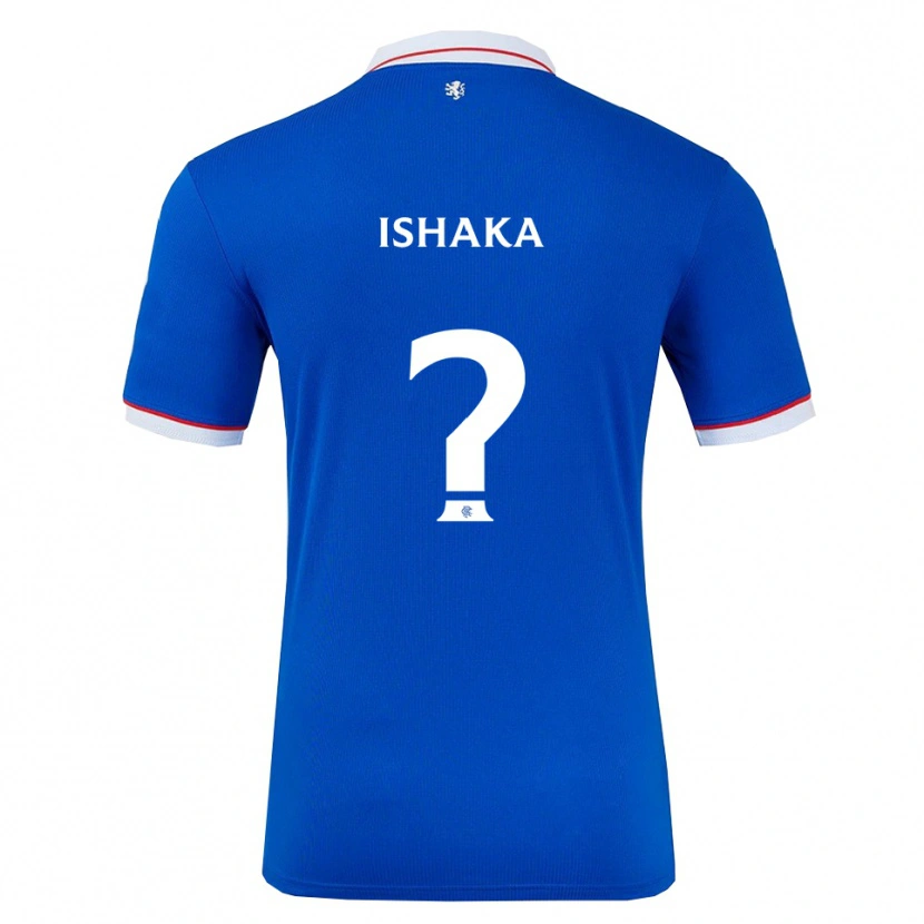 Danxen Dětské Thompson Ishaka #0 Modrá Bílá Domů Hráčské Dresy 2025/26 Dres