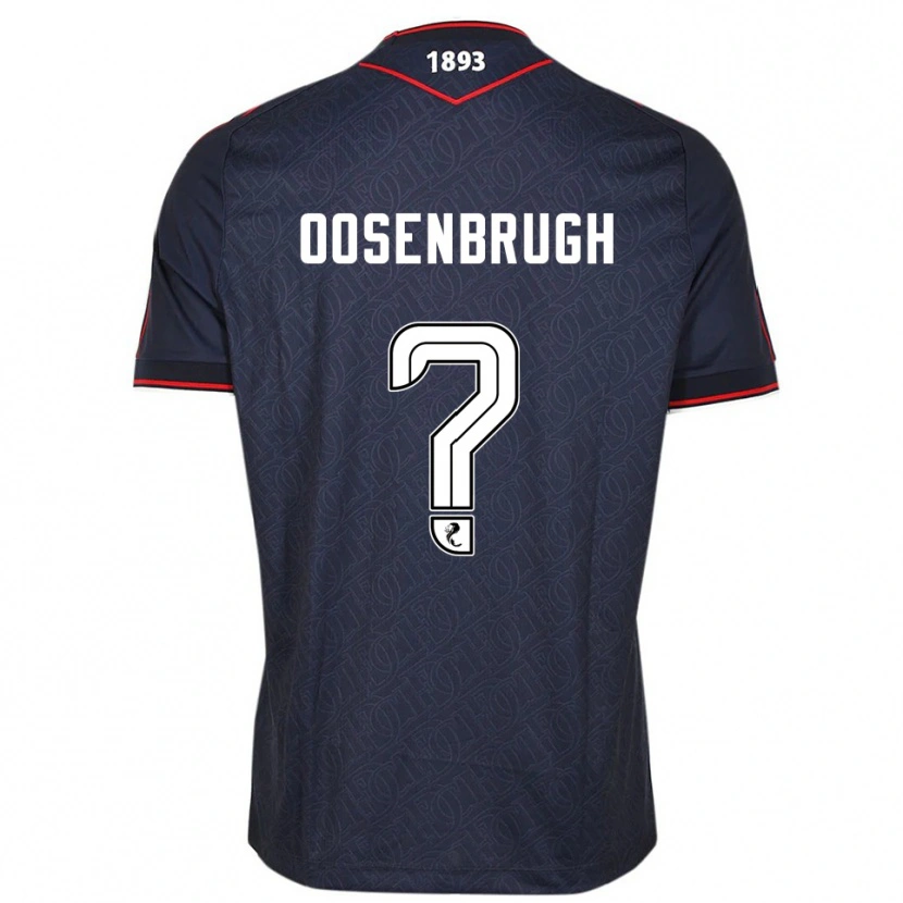 Danxen Dětské Charley Oosenbrugh #0 Námořnická Bílá Domů Hráčské Dresy 2025/26 Dres