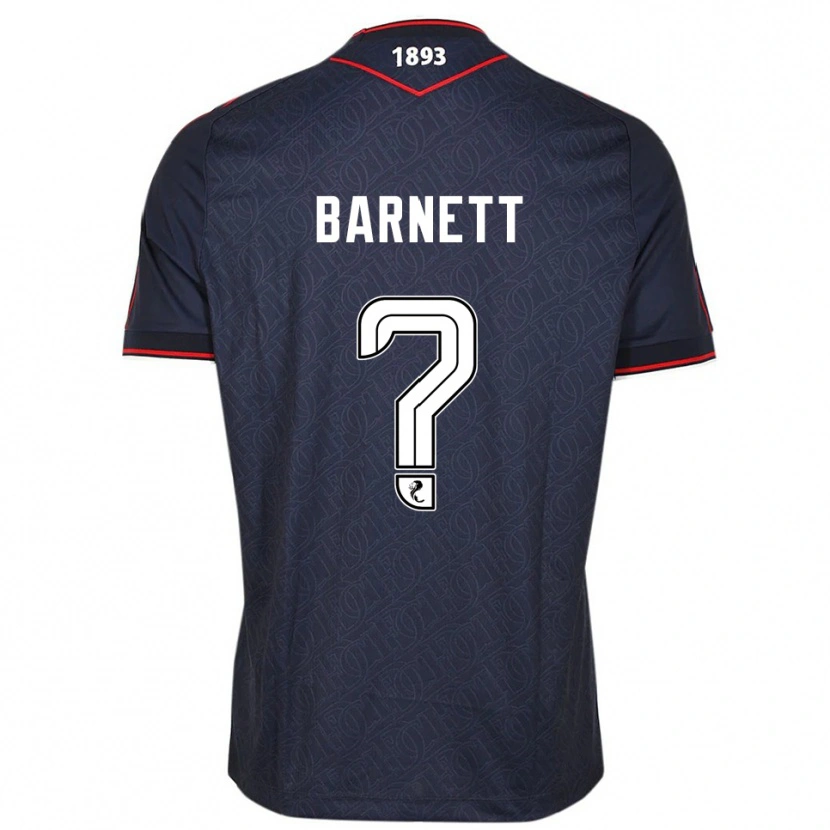 Danxen Dětské Alex Barnett #0 Námořnická Bílá Domů Hráčské Dresy 2025/26 Dres