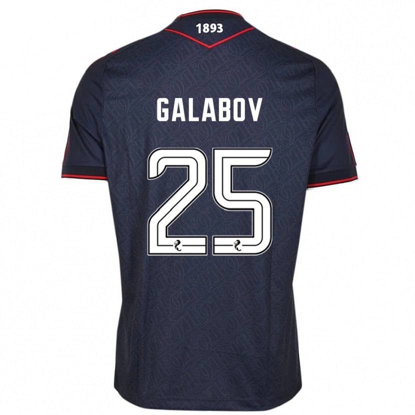 Danxen Dětské Plamen Galabov #25 Námořnická Bílá Domů Hráčské Dresy 2025/26 Dres