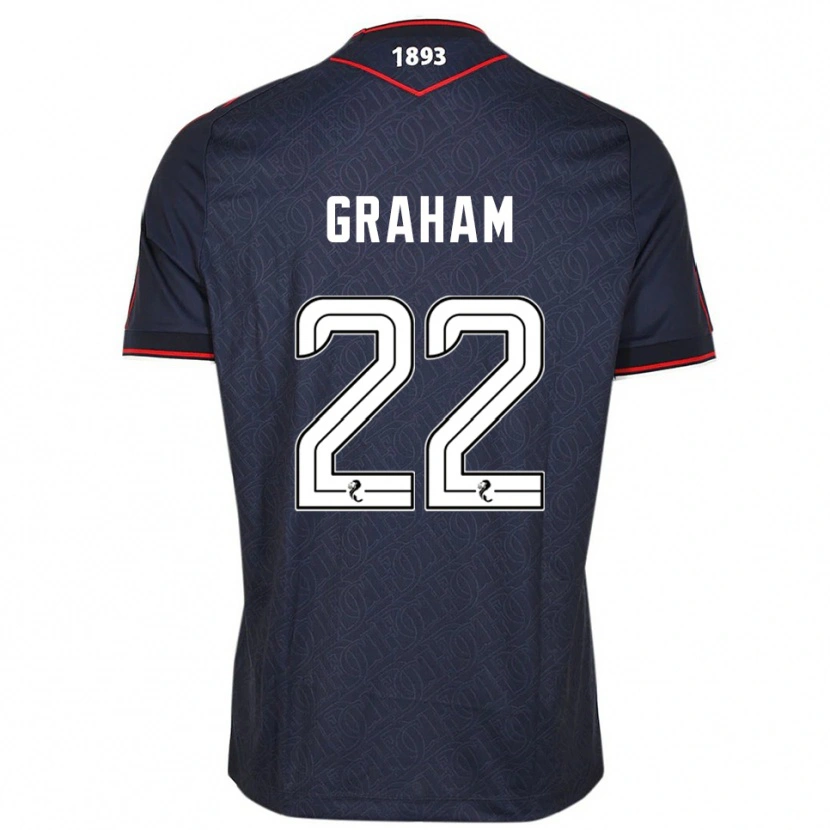 Danxen Dětské Luke Graham #22 Námořnická Bílá Domů Hráčské Dresy 2025/26 Dres